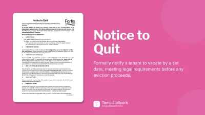 Notice to Quit