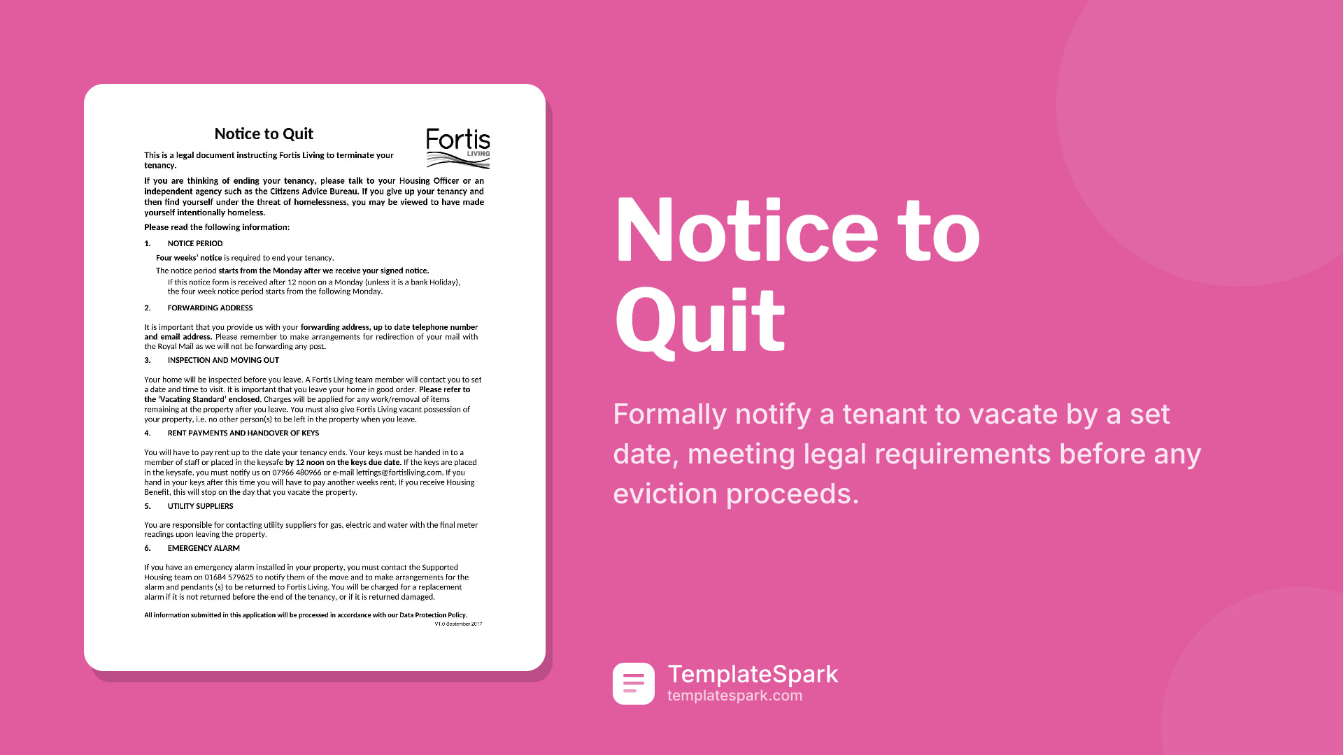 Notice to Quit