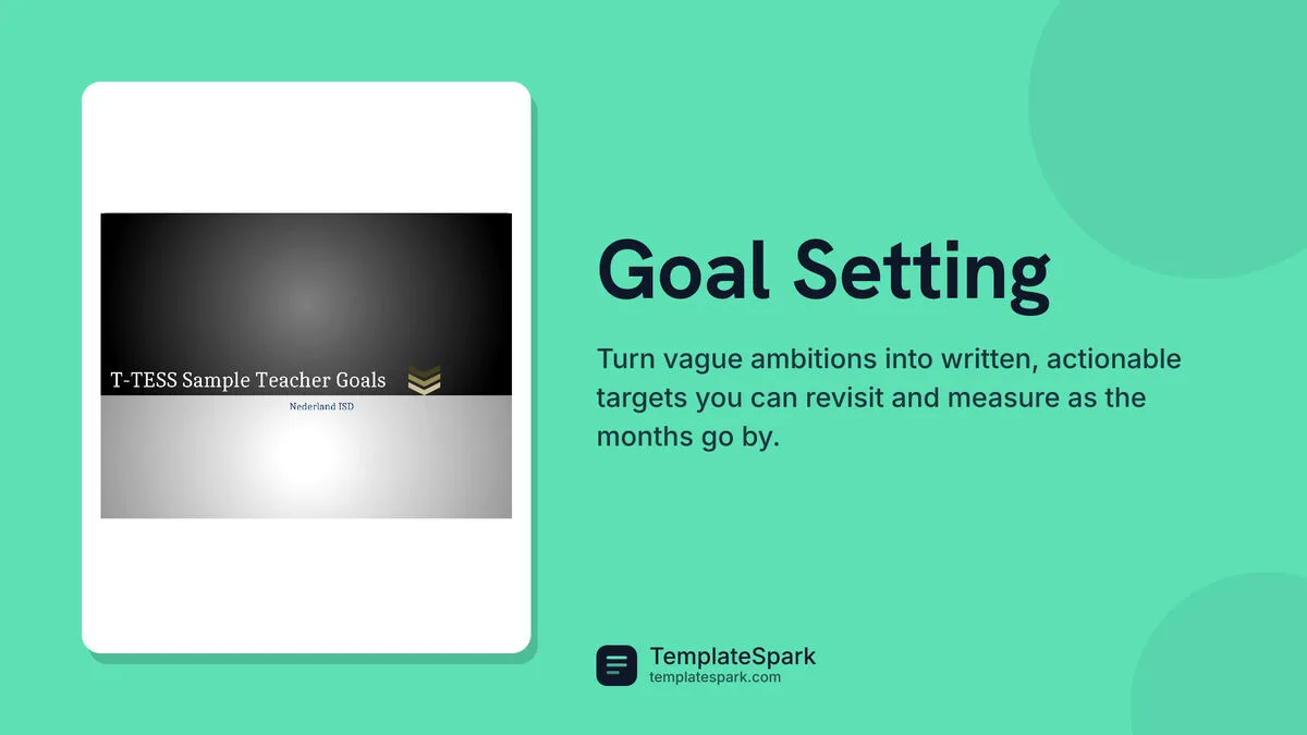Goal Setting Goal Setting