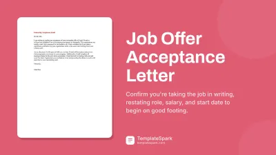 Job Offer Acceptance Letter
