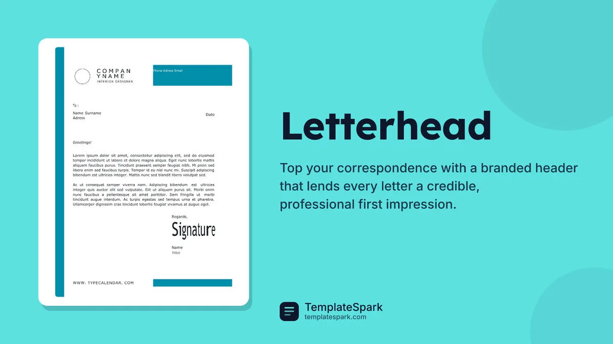Letterhead Letterhead