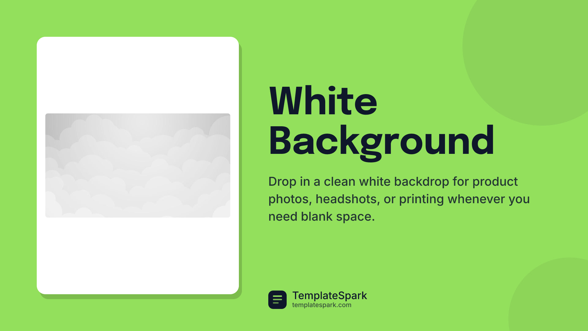 White Background preview