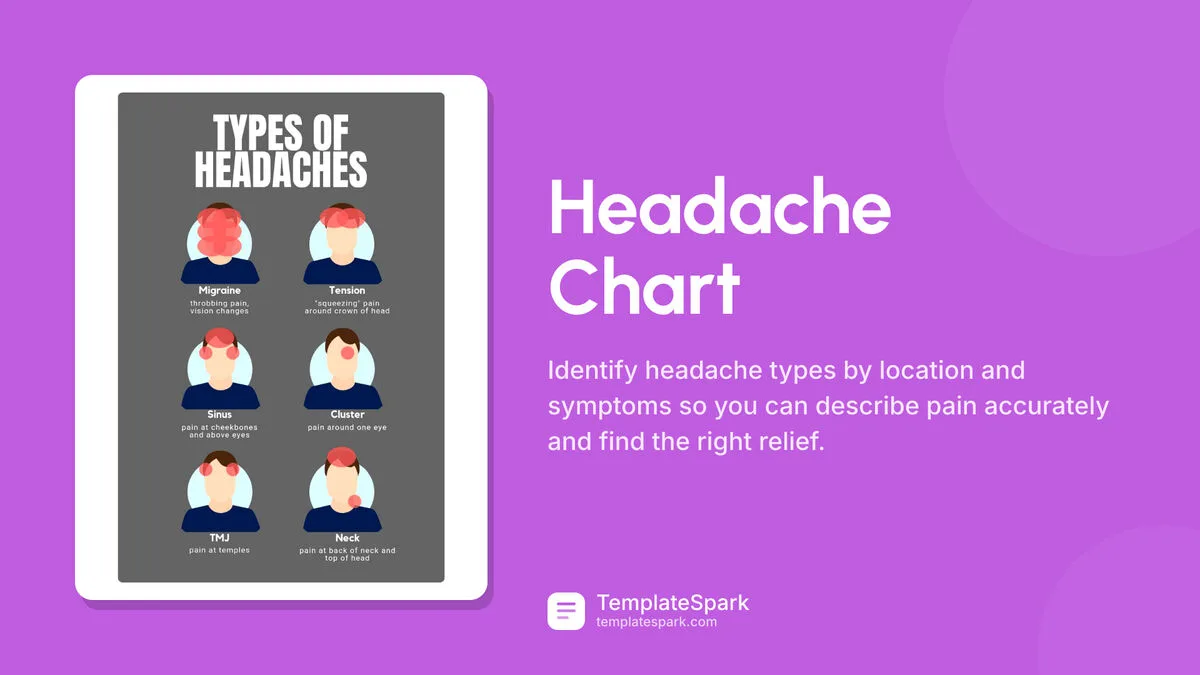 Headache Chart Headache Chart