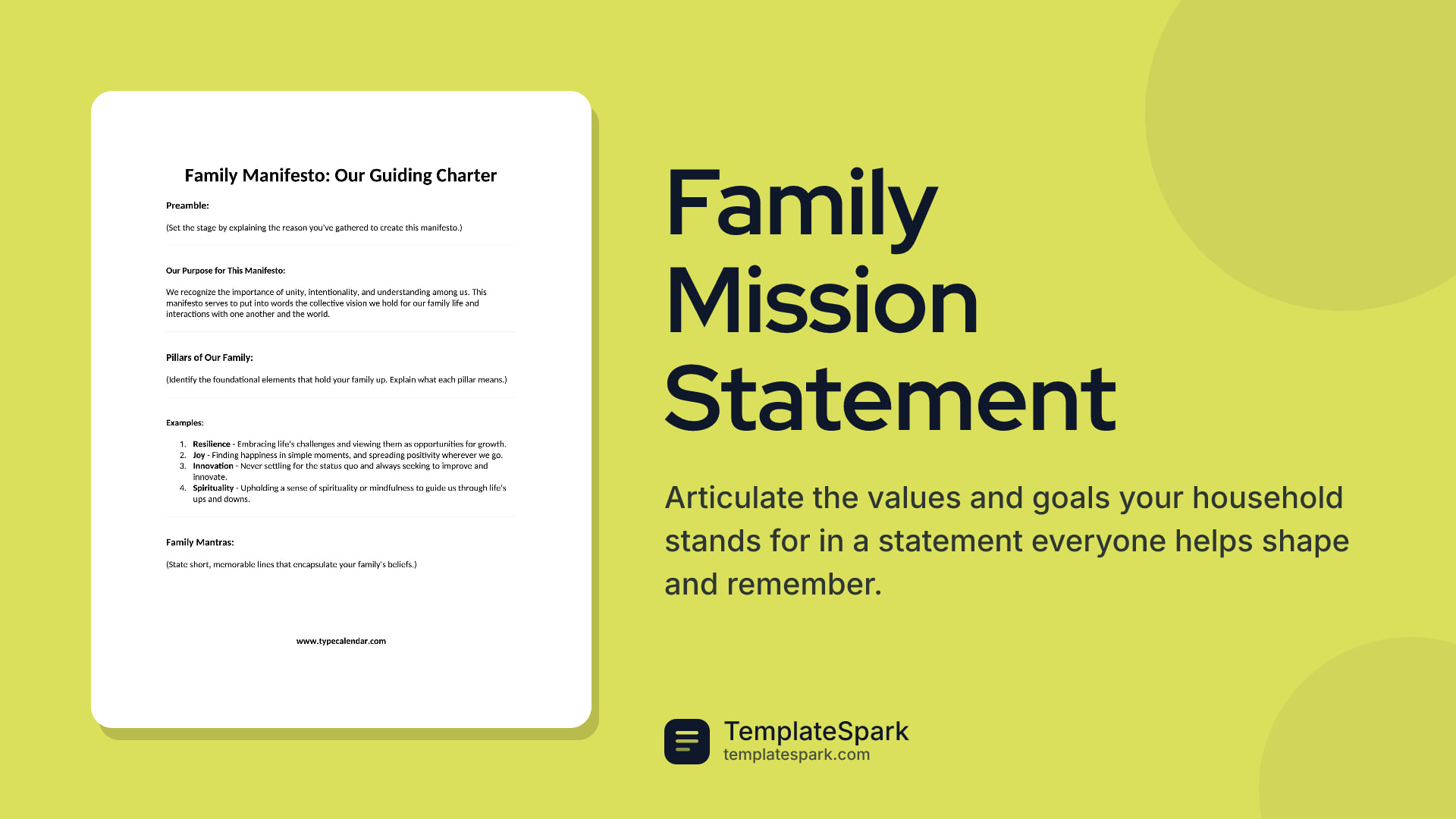 Family Mission Statement