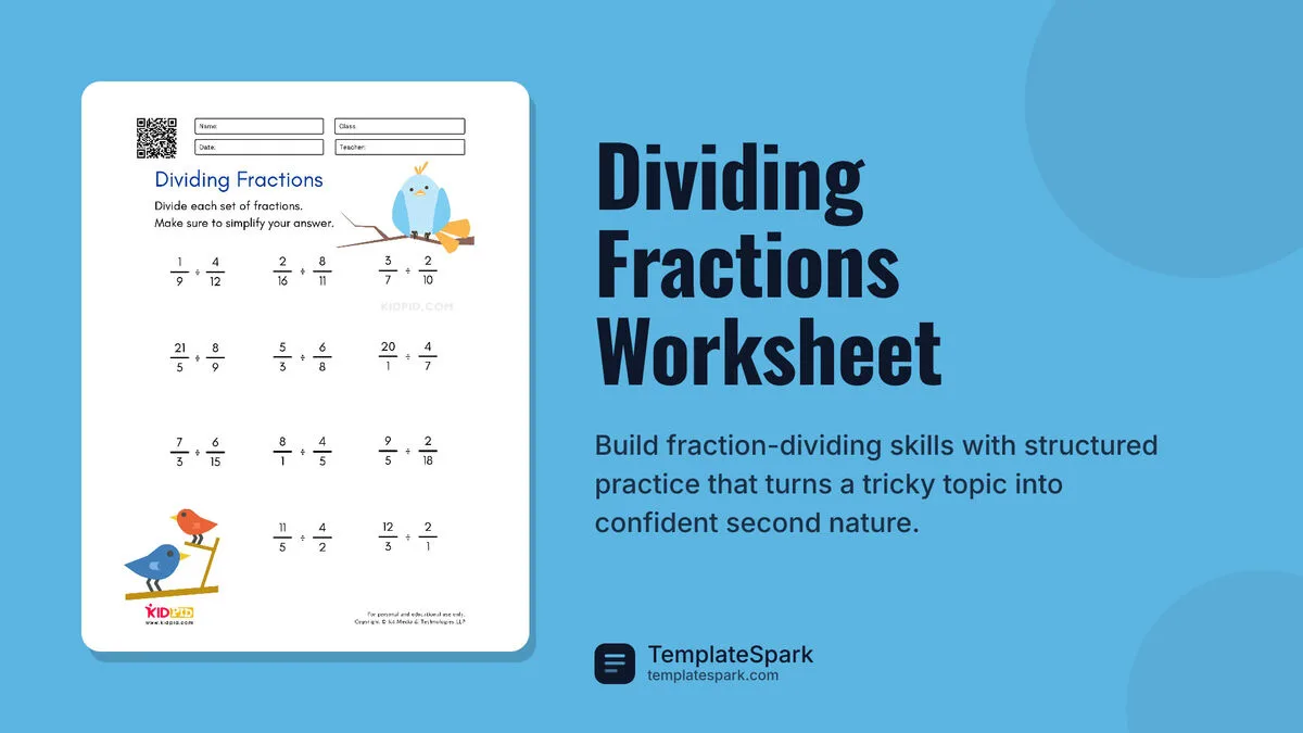 Dividing Fractions Worksheet Dividing Fractions Worksheet