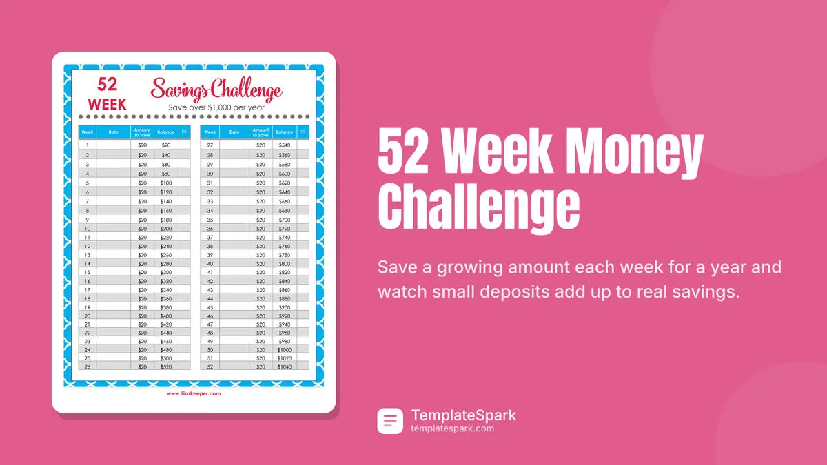 52 Week Money Challenge 52 Week Money Challenge