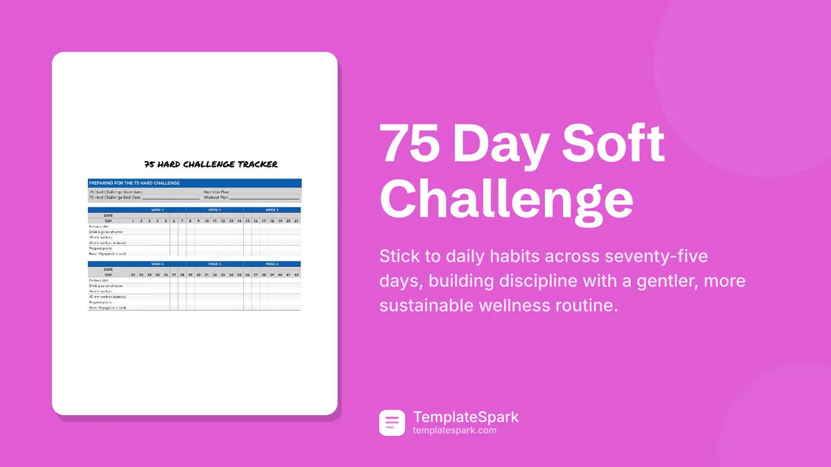 75 Day Soft Challenge 75 Day Soft Challenge