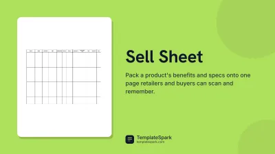 Sell Sheet