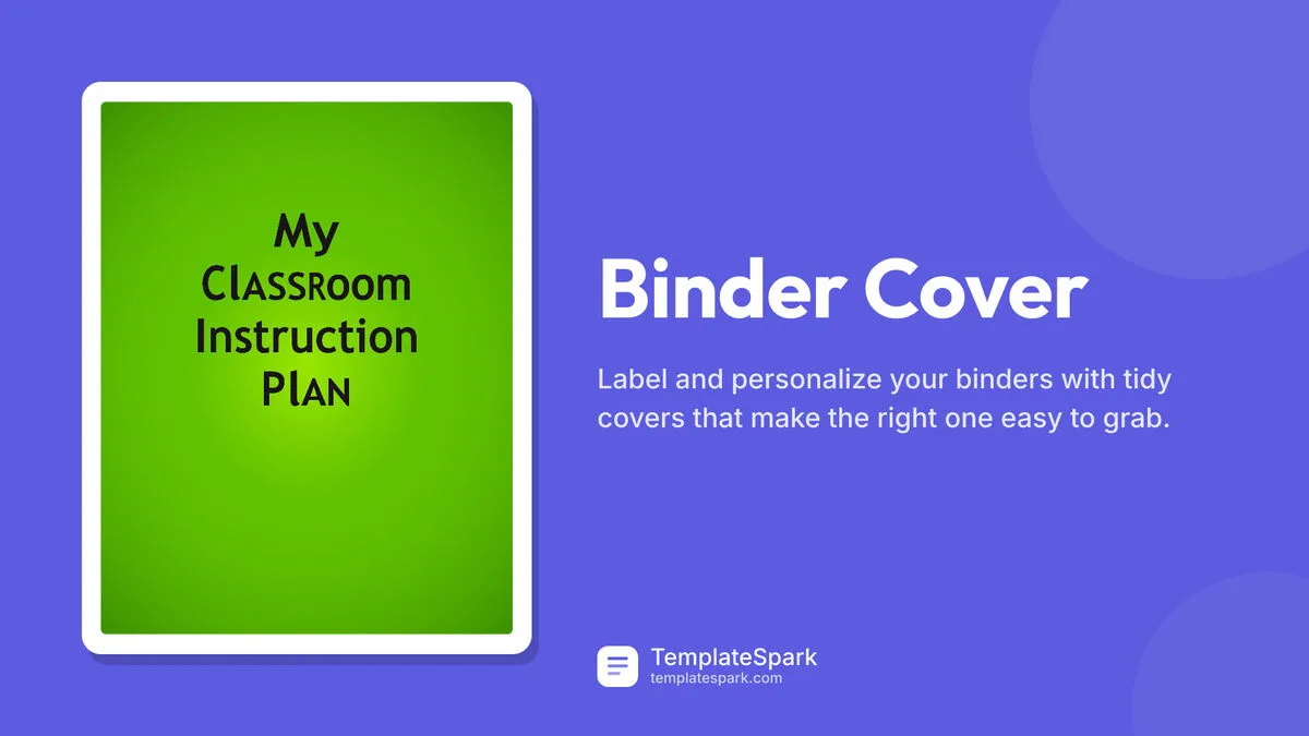 Binder Cover Binder Cover