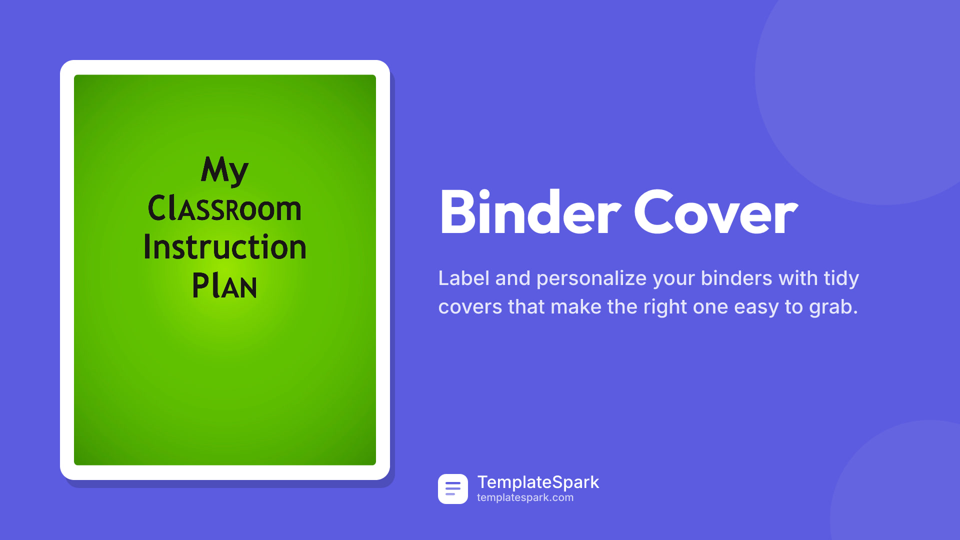 Binder Cover preview