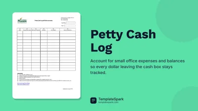Petty Cash Log