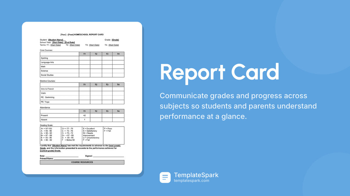 Report Card