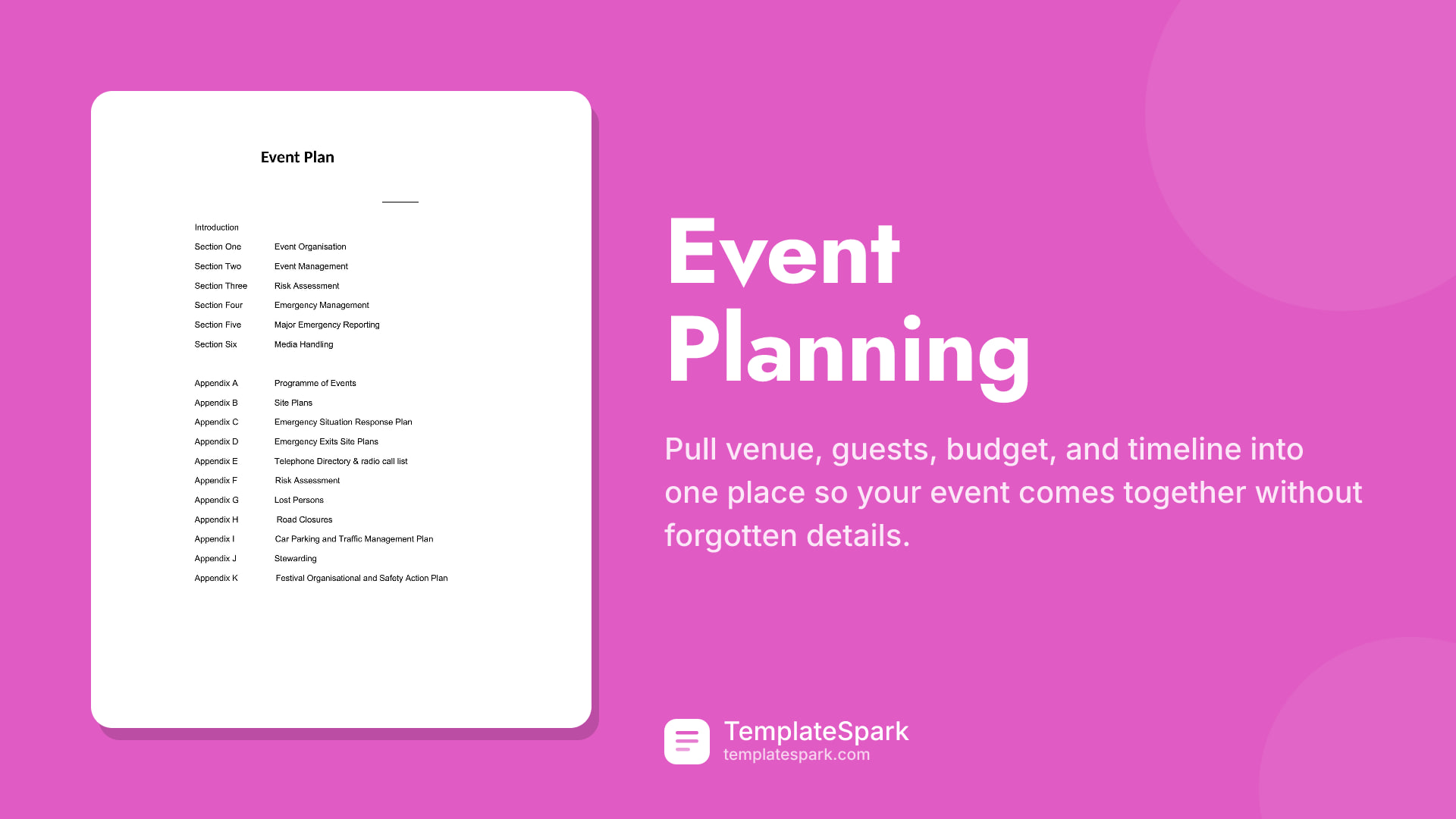 Event Planning