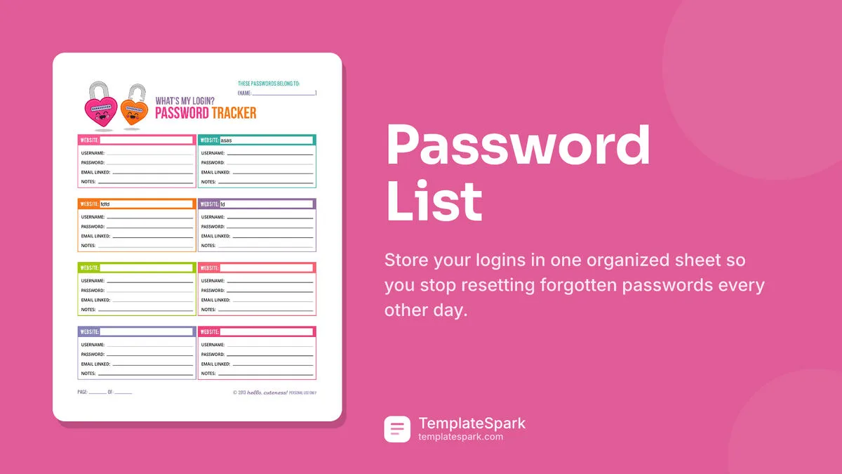 Password List Password List