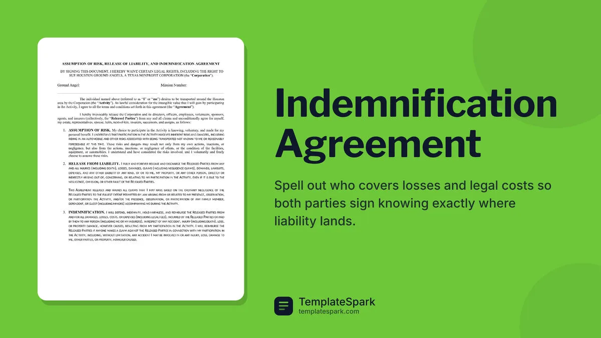 Indemnification Agreement Indemnification Agreement