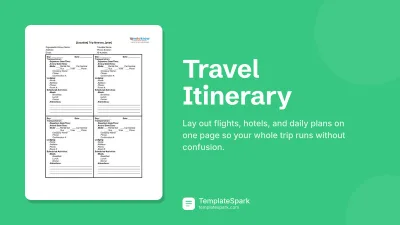 Travel Itinerary