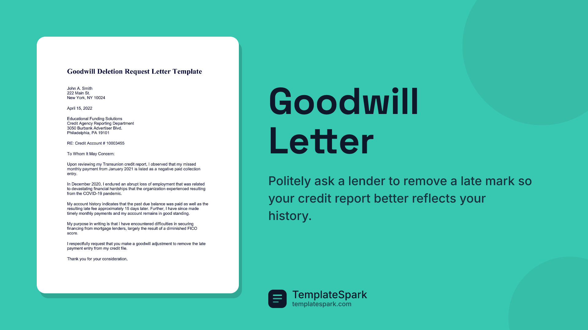 Goodwill Letter preview