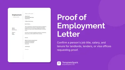 Proof of Employment Letter