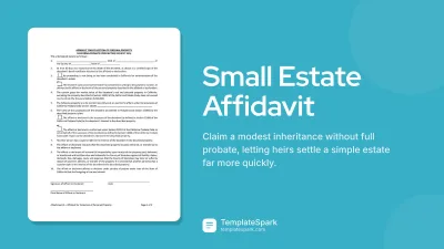 Small Estate Affidavit