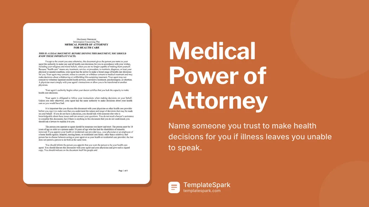 Medical Power of Attorney