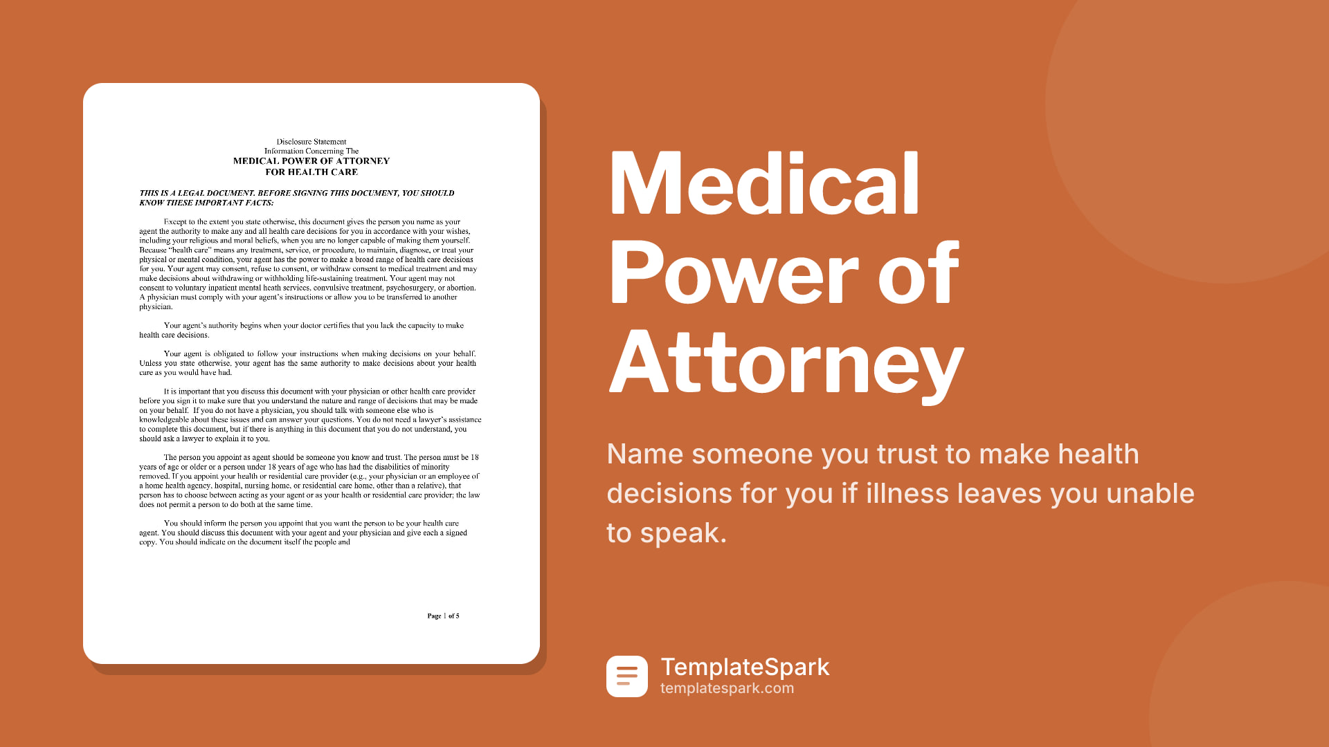 Medical Power of Attorney