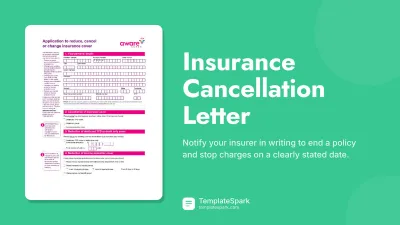 Insurance Cancellation Letter