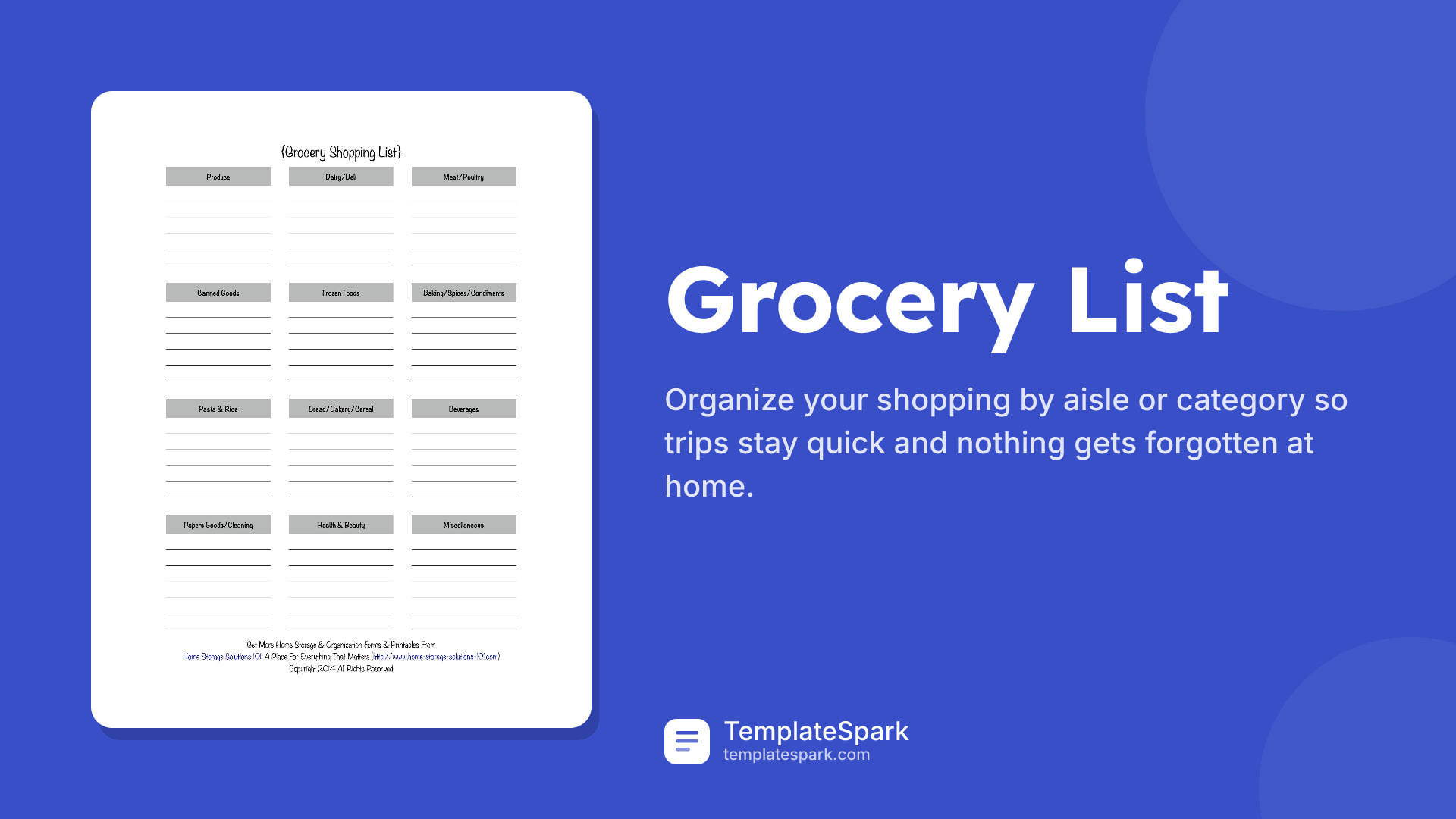Grocery List