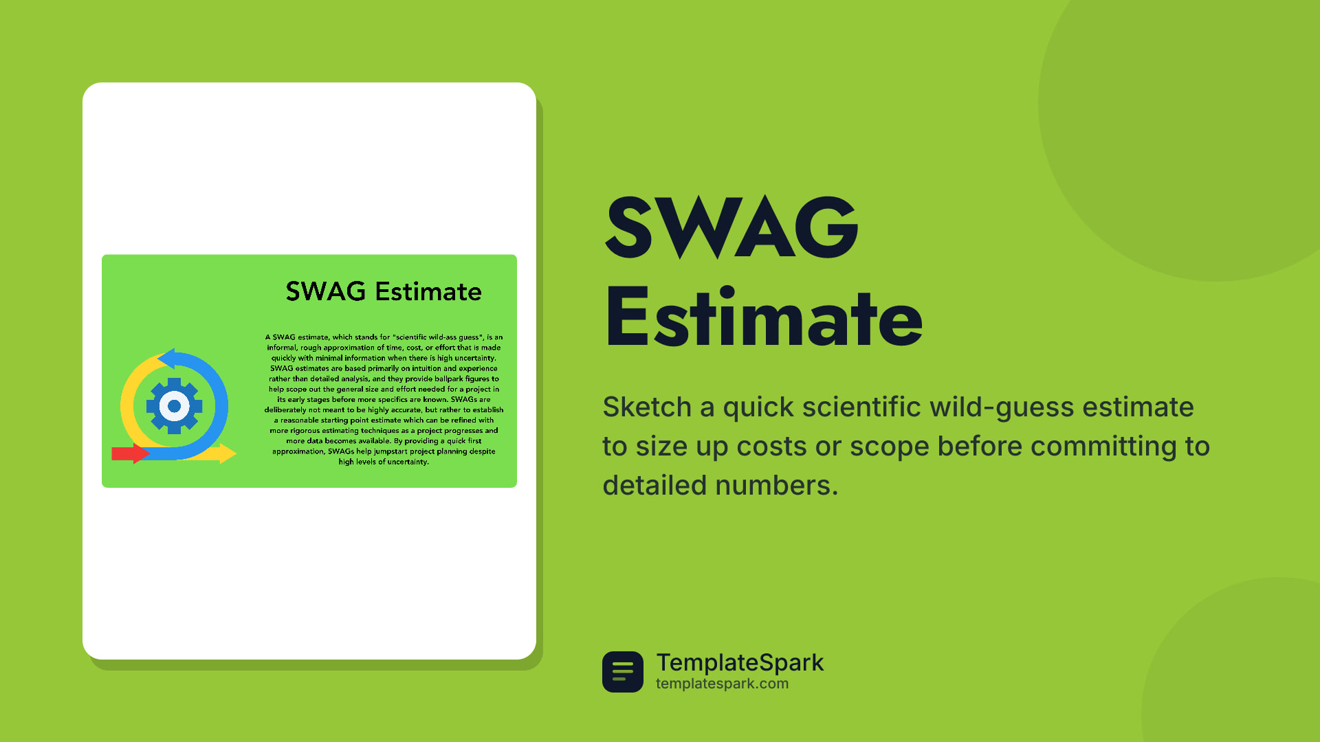 SWAG Estimate