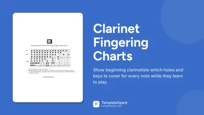 Clarinet Fingering Charts