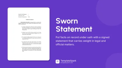 Sworn Statement