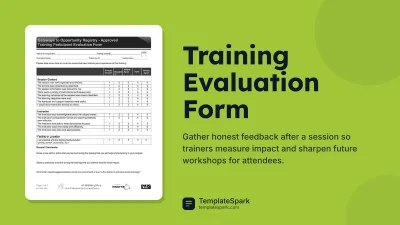 Training Evaluation Form