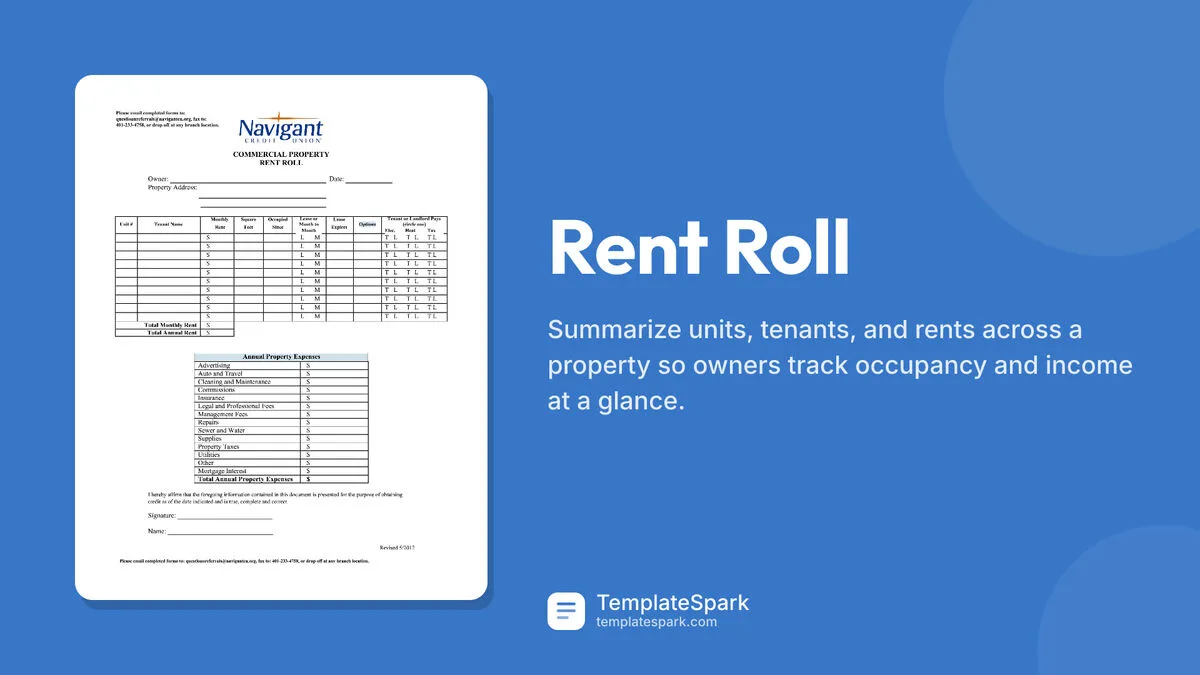 Rent Roll