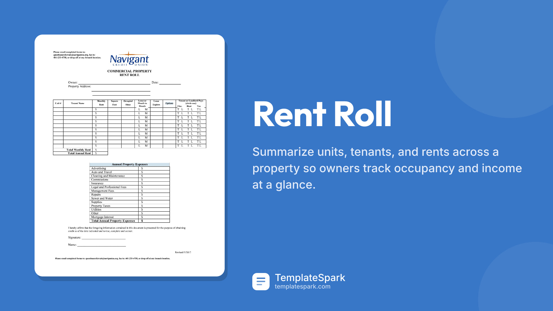 Rent Roll
