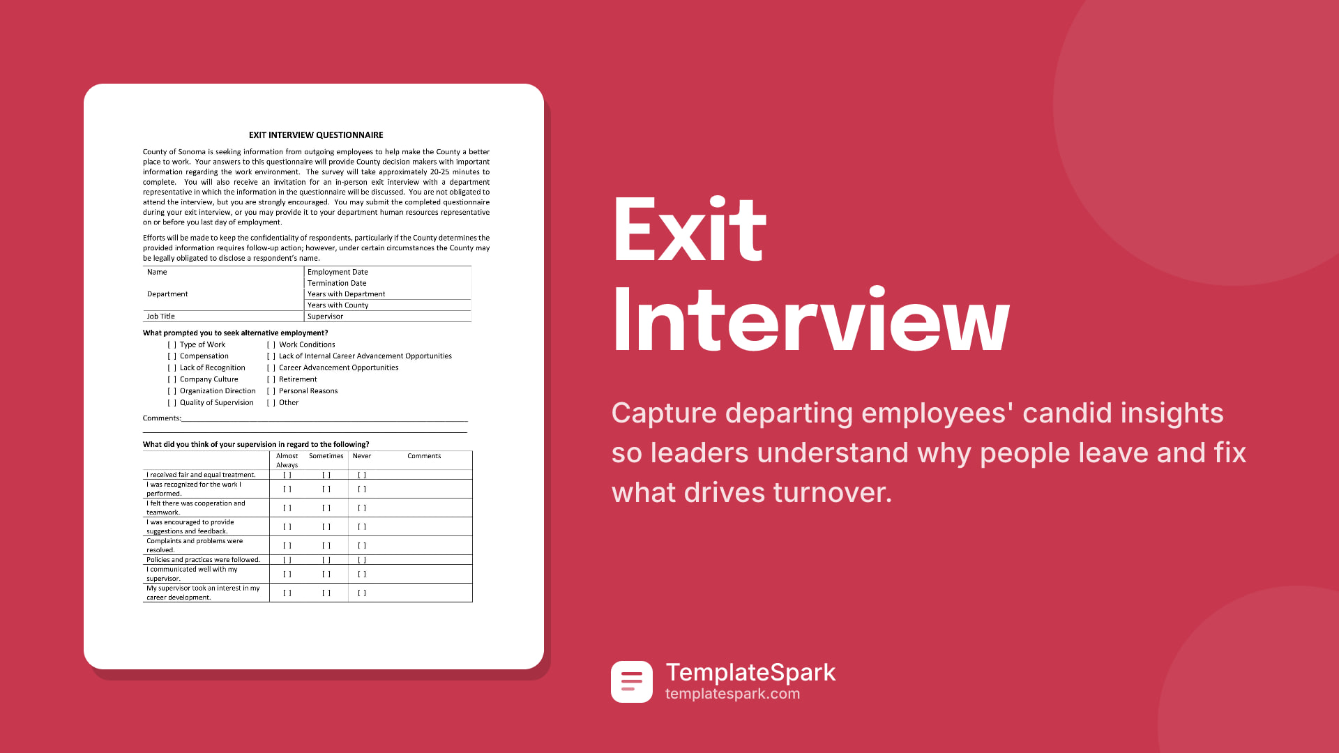 Exit Interview