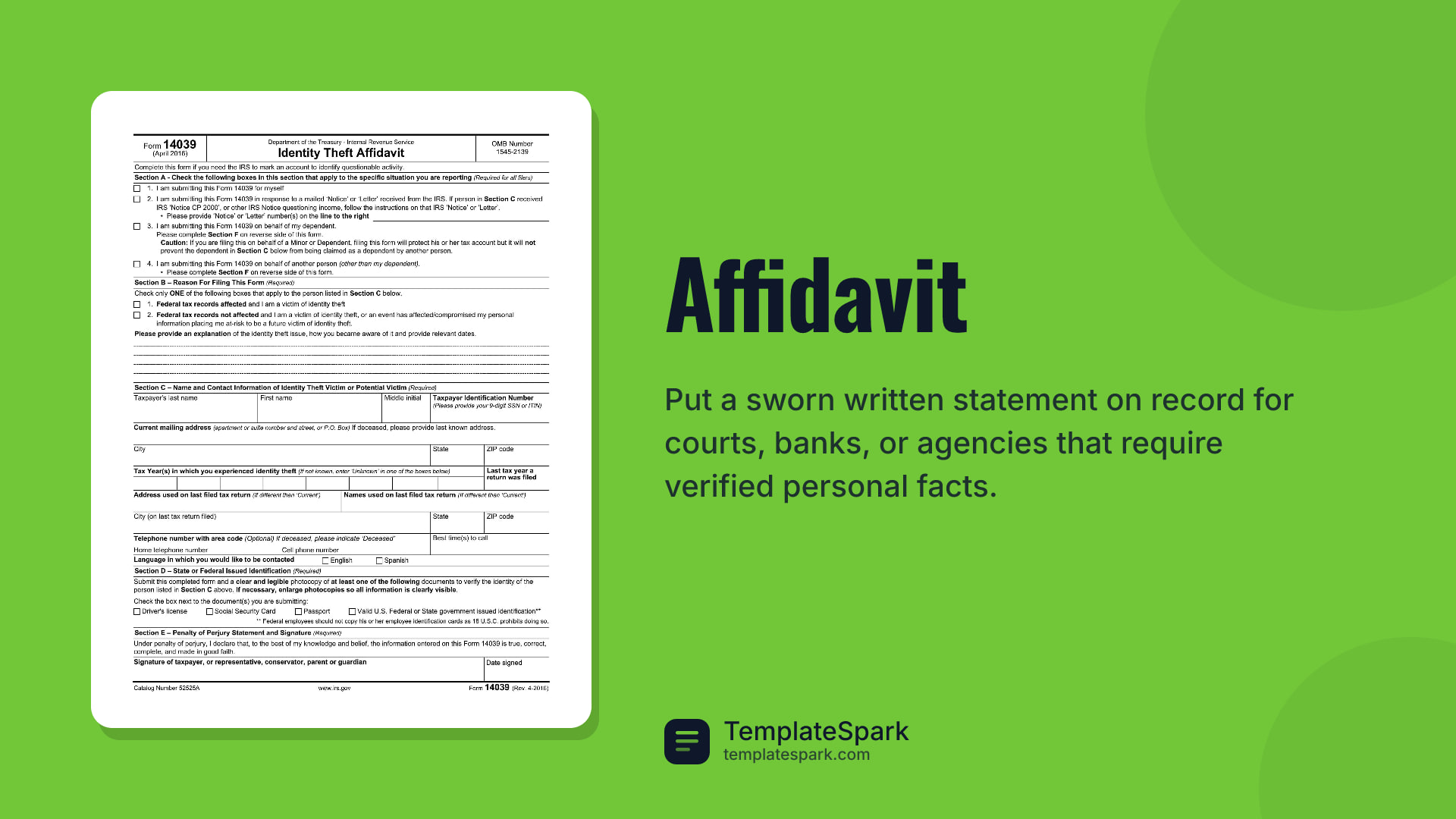 Affidavit