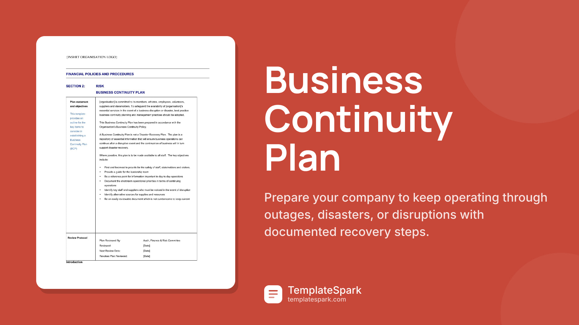 Business Continuity Plan