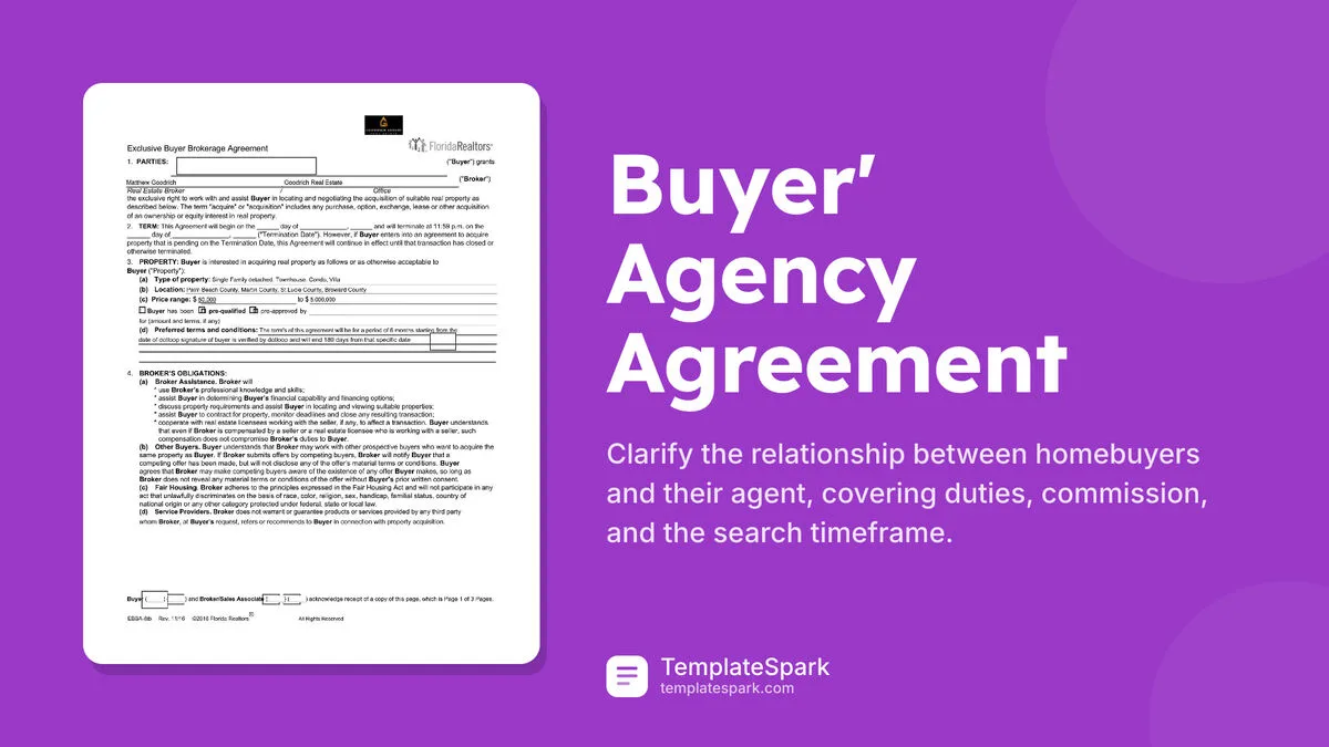 Buyer' Agency Agreement Buyer' Agency Agreement