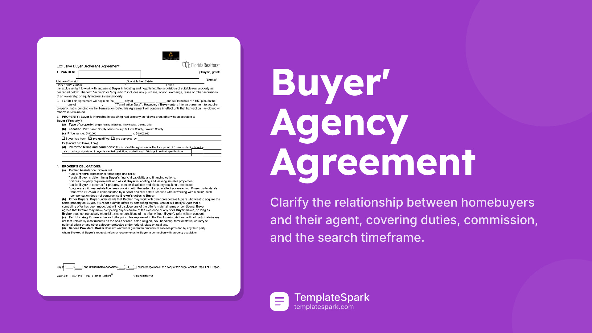 Buyer' Agency Agreement