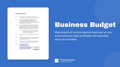 Business Budget preview