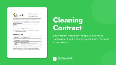 Cleaning Contract
