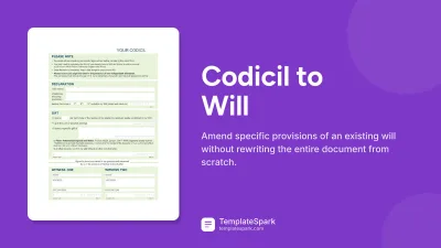 Codicil to Will