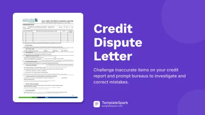Credit Dispute Letter