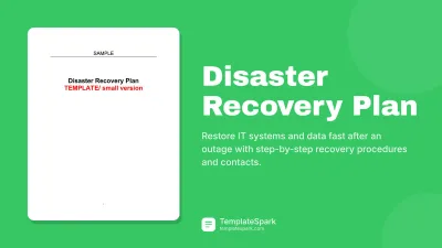 Disaster Recovery Plan