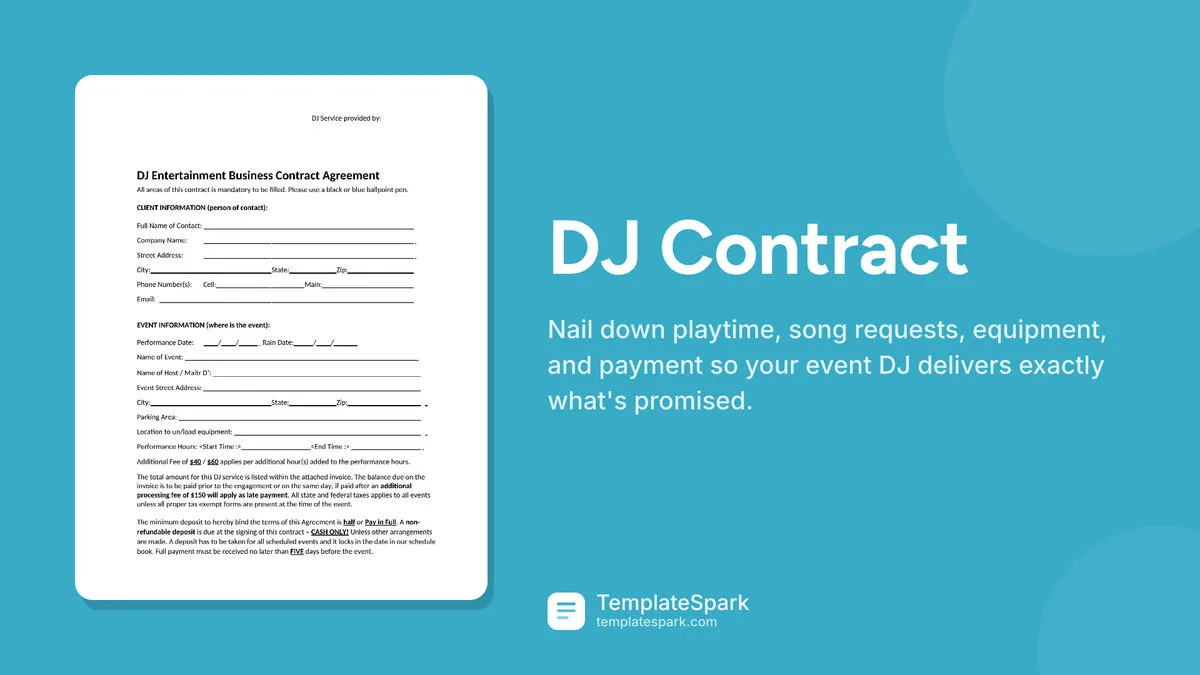 DJ Contract DJ Contract