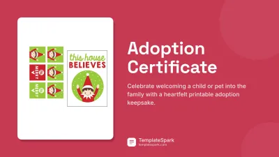 Adoption Certificate