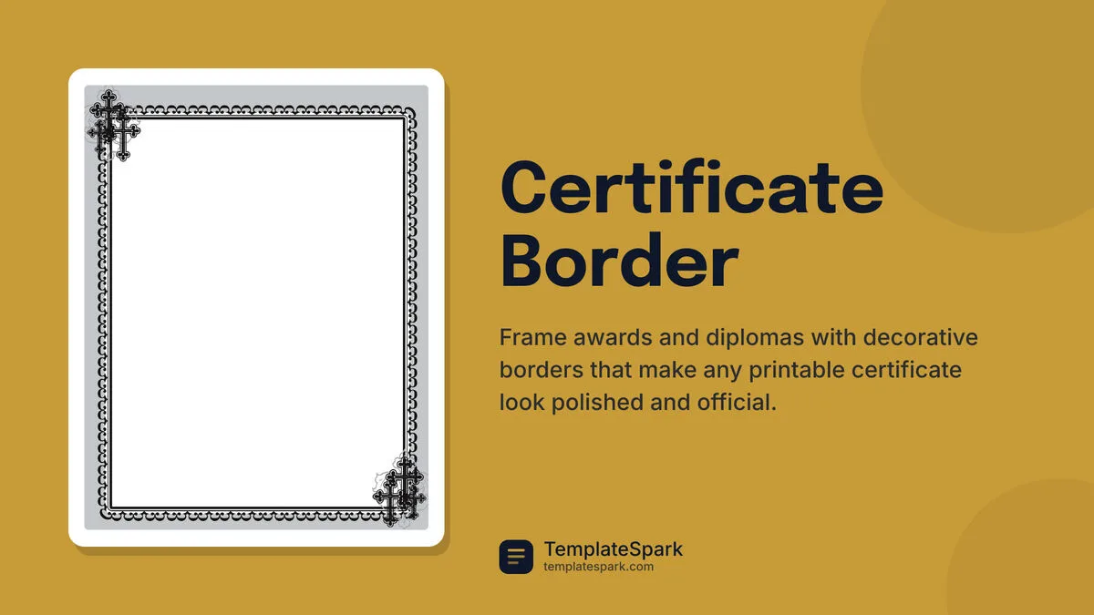 Certificate Border Certificate Border
