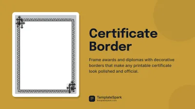 Certificate Border