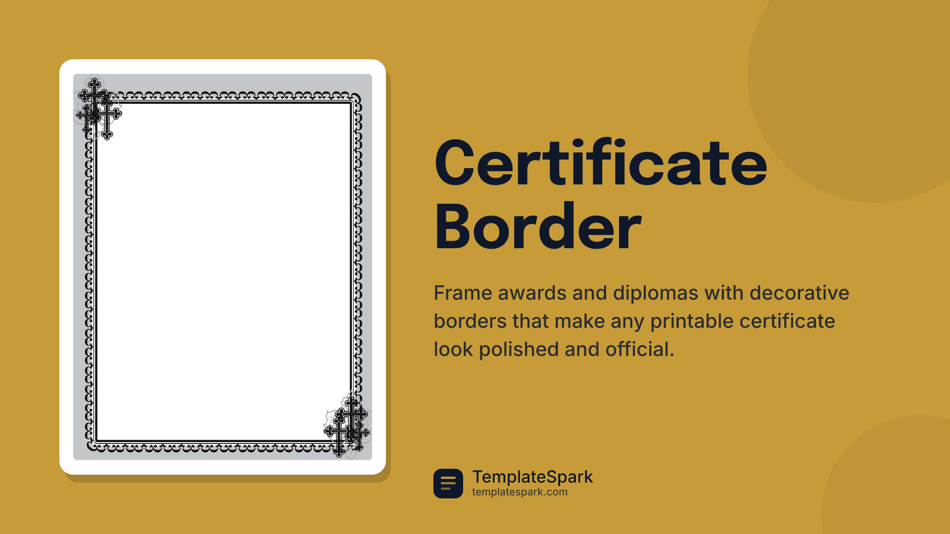 Certificate Border