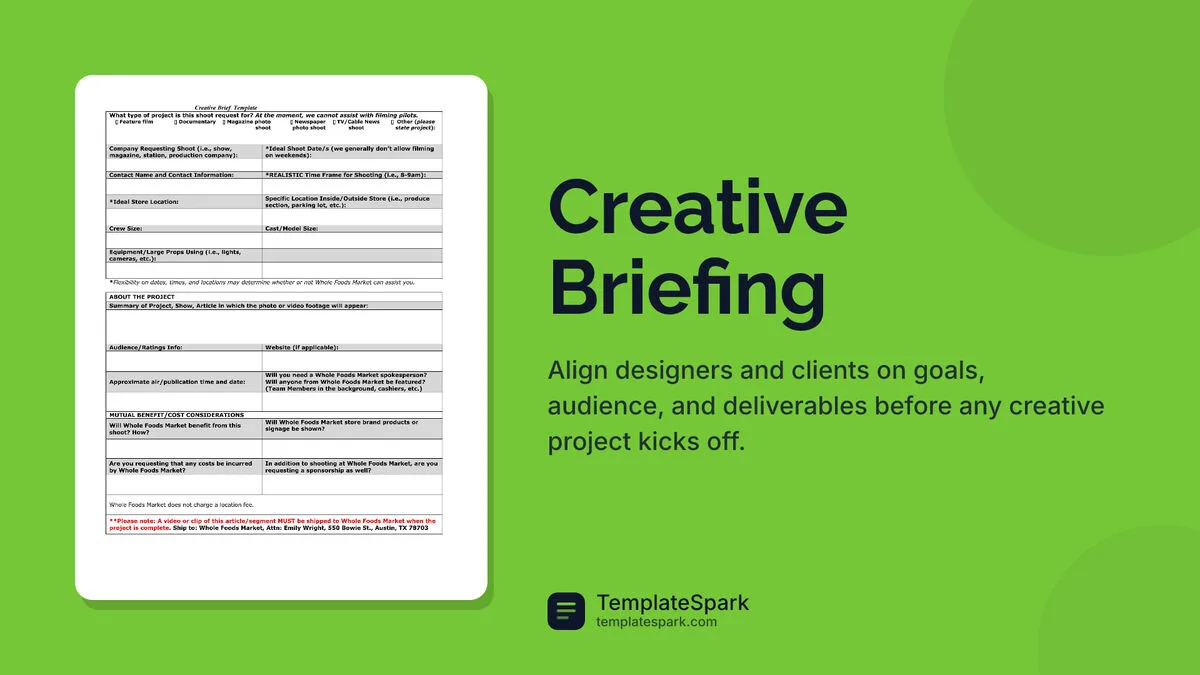 Creative Briefing Creative Briefing