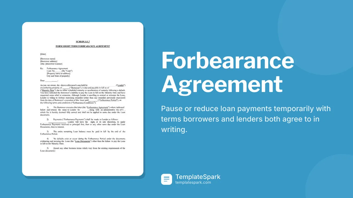 Forbearance Agreement Forbearance Agreement